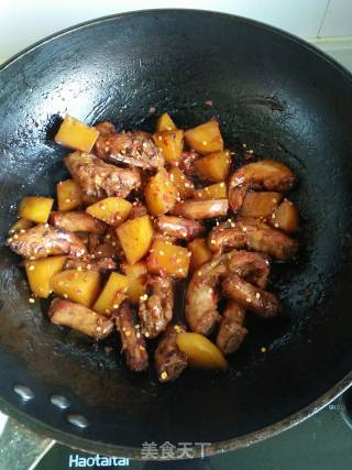红烧土豆鸡脖的做法步骤：5