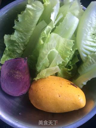 芒果紫薯冷盘的做法步骤：1