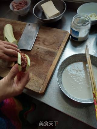 茄盒的做法步骤：9