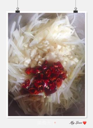拌土豆丝的做法步骤：6