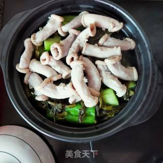 苦瓜粉肠煲的做法步骤：8