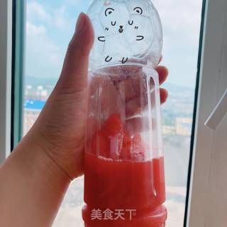 西瓜冰棍的做法步骤：1