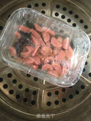 黄金三色蒸蛋的做法步骤：5