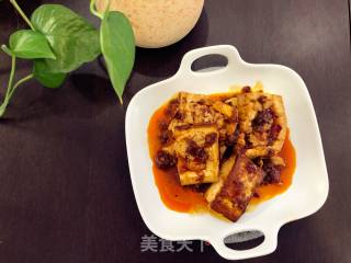 【兔子爱厨房】红焖豆腐～停不下来的下饭菜的做法步骤：6