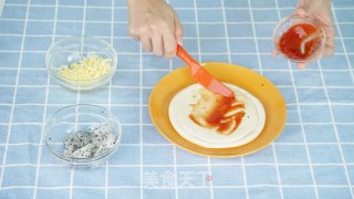 美味食光 | 加班汪们福利，一人份披萨满足你所有需求！的做法步骤：2