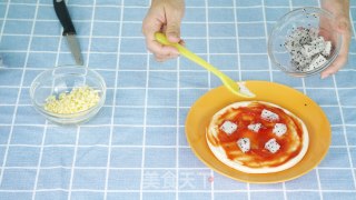 美味食光 | 加班汪们福利，一人份披萨满足你所有需求！的做法步骤：3