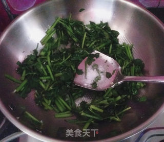 蒜香野水芹的做法步骤：9