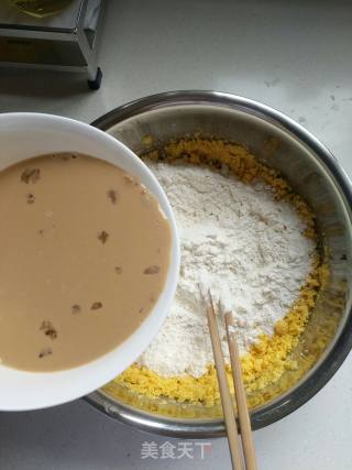 红糖玉米面发糕零失误的做法步骤：6