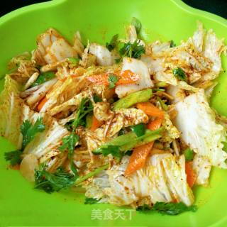 爽口手撕白菜的做法步骤：5