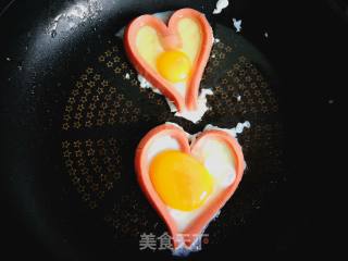 爱心煎蛋的做法步骤：7