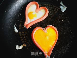 爱心煎蛋的做法步骤：8