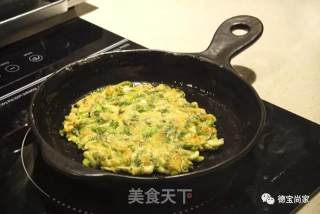 槐花饼+鸡蛋羹的做法步骤：2