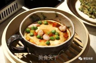 槐花饼+鸡蛋羹的做法步骤：6