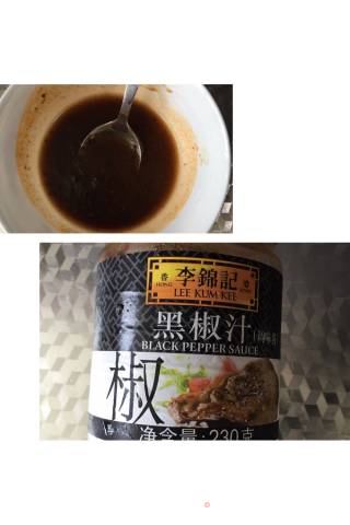 黑椒牛排的做法步骤：2