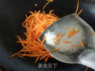 胡萝卜炒鸡蛋的做法步骤：8