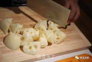 秋食物语｜凉意生，秋渐浓，莲藕排骨汤的开学季的做法步骤：4