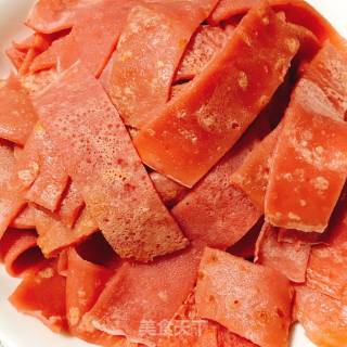 甜菜根汁炒饼的做法步骤：3