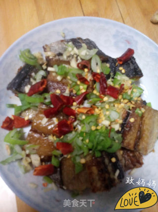蒸干鲅鱼的做法步骤：5