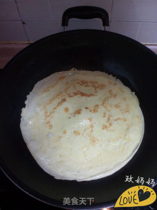 蛋饼卷肠的做法步骤：6
