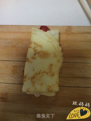 蛋饼卷肠的做法步骤：10