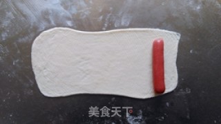 木鱼花香肠面包的做法步骤：7