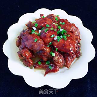 红烧糖醋鸡翅的做法步骤：10