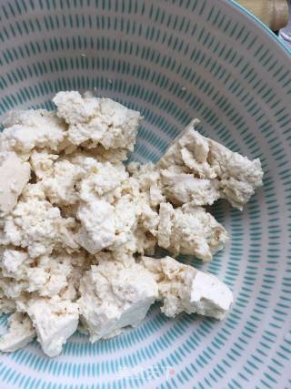野菜基围虾刨豆腐的做法步骤：6