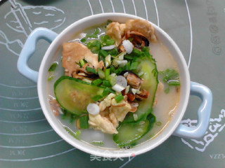 淡菜青瓜鸡蛋汤的做法步骤：15