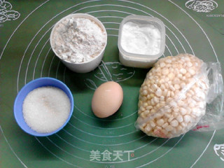 糯玉米蒸发糕的做法步骤：1