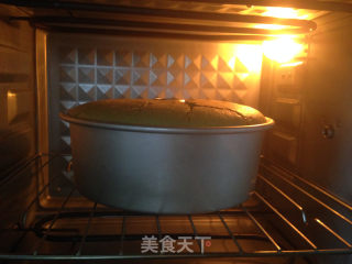 菠菜汁戚风的做法步骤：11