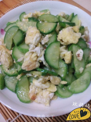 黄瓜炒鸡蛋的做法步骤：8
