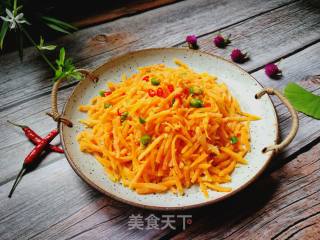蒸蜜薯丝的做法步骤：10