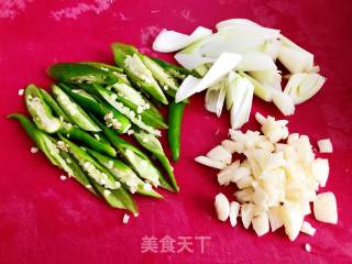 口蘑油菜的做法步骤：4