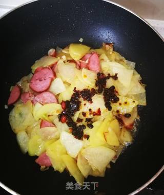 #快手小炒菜#～尖椒炒土豆片的做法步骤：6