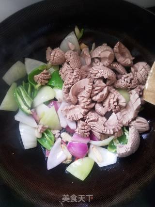 爆炒腰花的做法步骤：12