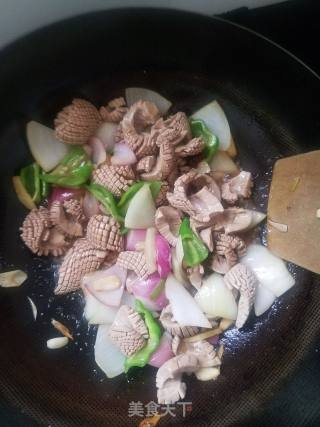 爆炒腰花的做法步骤：14