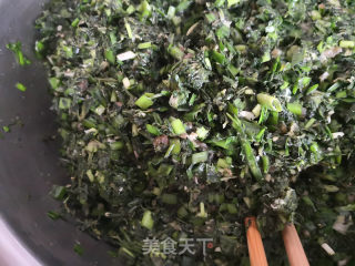 苦苦菜菜饼子的做法步骤：5