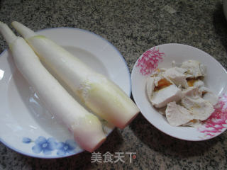 咸鸭蛋炒茭白的做法步骤：1