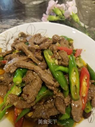 孜然牛肉的做法步骤：4