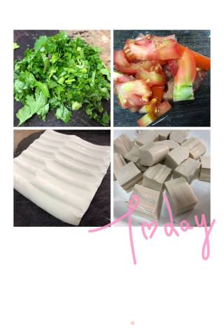【兔子爱厨房】番茄焖豆腐的做法步骤：2
