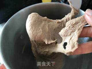 可可荞麦欧包的做法步骤：2