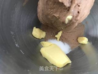 可可荞麦欧包的做法步骤：3
