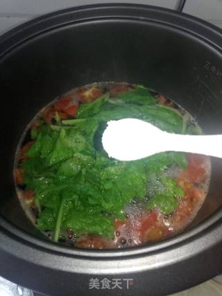 西红柿青菜汤的做法步骤：4