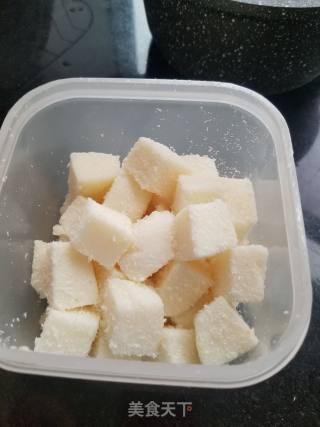 “自制零食”椰丝奶方的做法步骤：7