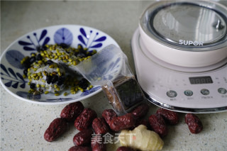 红枣三豆姜水的做法步骤：1