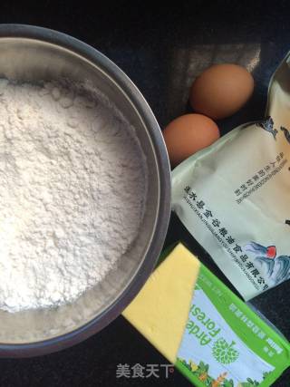 蔓越莓薄脆的做法步骤：1