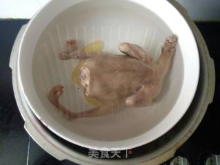 蒸山药枸杞鸽子汤的做法步骤：8