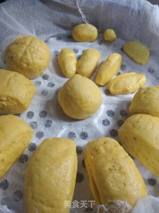 自发粉做南瓜馒头的做法步骤：3