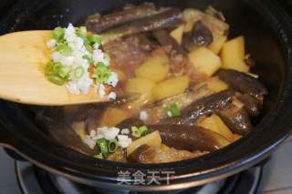 东北农家菜茄子炖土豆的做法步骤：7