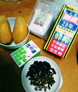芒果西米露的做法步骤：1